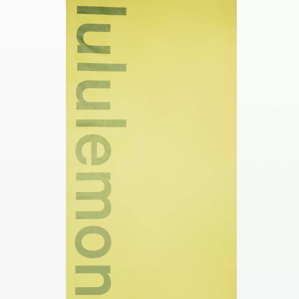 The Towel Wordmark Lemon Vibe / Vista Green